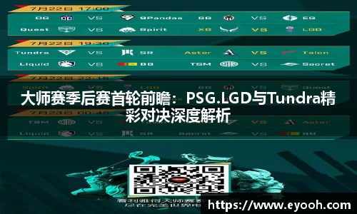 大师赛季后赛首轮前瞻：PSG.LGD与Tundra精彩对决深度解析